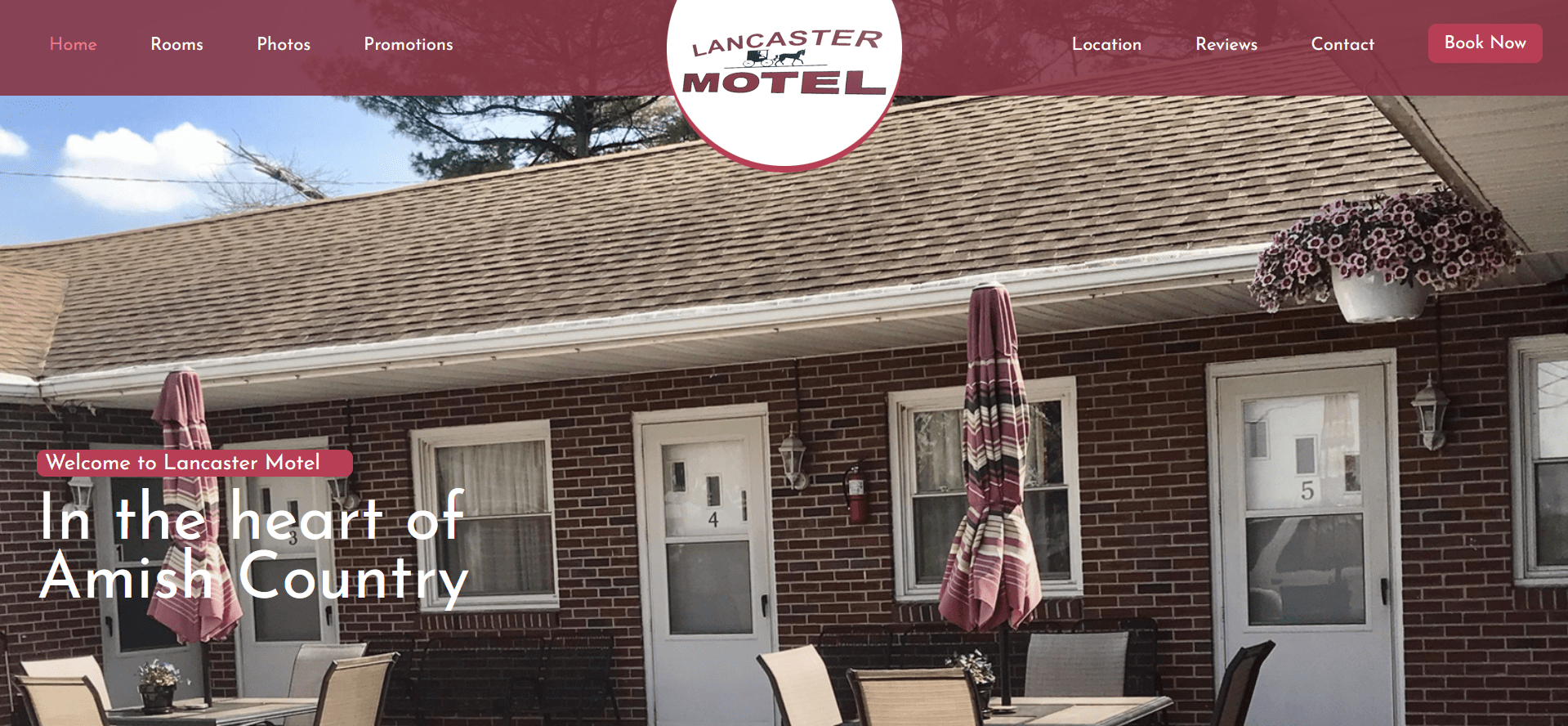 Lancastar Motel — project screenshot by WebZ Experts